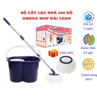 Bộ chổi lau nhà Omega Mop Đài Loan chính hãng