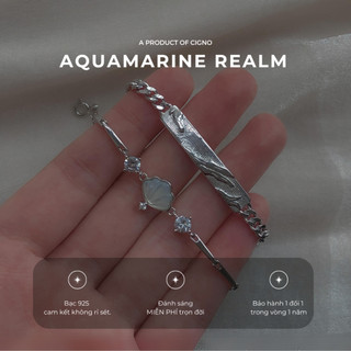 Vòng tay đôi Aquamarine Realm by CIGNO Couple
