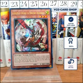 Thẻ Bài Yugioh Chính Hãng Ghost Ogre & Snow Rabbit