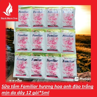Sữa tắm Familiar hương hoa anh đào dây 12 gói*5ml