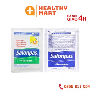 ✔️️️10 gói salonpas 10 miếng - dán nóng hisamitsu - combo 10 gói x 10 miếng
