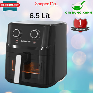NỒI CHIÊN KHÔNG DẦU SUNHOUSE 6.5L, 9L (SHD4030, SHD4037)  bảo hành toàn quốc 1 năm