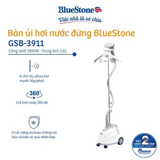 Bàn Ủi Hơi Nước Đứng BlueStone GSB-3911 Hàng chính hãng Bảo hành 24 tháng