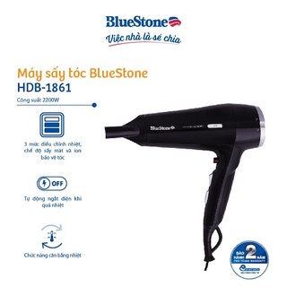 Máy sấy tóc Bluestone HDB-1861 2200W Hàng chính hãng Bảo hành 24 tháng