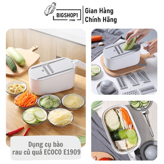 Nạo rau củ đa năng kèm 6 lưỡi ecoco e1909