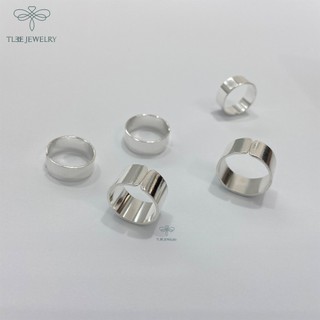 Nhẫn bạc TLEE bản trơn basic TLEE JEWELRY A0298