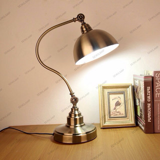 Đèn bàn cổ điển cao cấp-(DESK LAMP VINTAGE INOX 304).FULLBOX