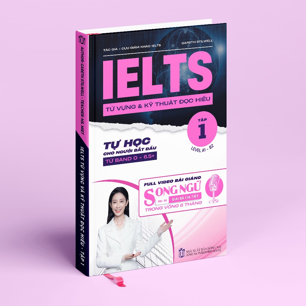 Sách IELTS Từ Vựng Và Kỹ Thuật Đọc Hiểu Cho Người Mới Bắt Đầu - Sách Tiếng Anh Bản Quyền Smart English