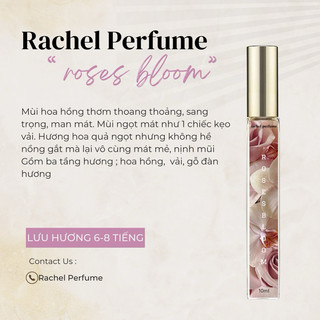 Rachel Perfume Roses Bloom - Nước hoa 10ml dạng xịt