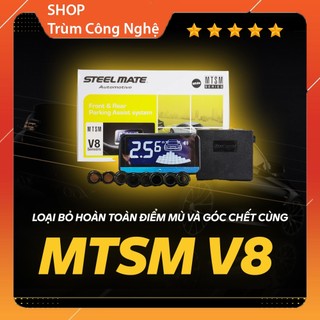 Bộ cảm biến lùi ô tô xe hơi chống va chạm steelmate 4 mắt 6 mắt 8 mắt - phân phối chính hãng