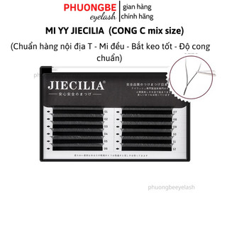Mi khay yy mix size độ cong C độ dày 0.03 nội địa Trung loại đen mềm