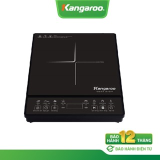 [LIVE X KANGAROO] Bếp điện từ đơn Kangaroo KG18IC1 - Phím cơ và có kèm nồi lẩu - Công suất 2000W