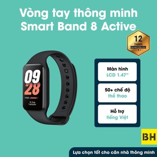 Vòng Đeo Tay Sức Khỏe Thông Minh Xiaomi Smart Band 8 ACTIVE Bản Quốc tế - Hàng Chính Hãng