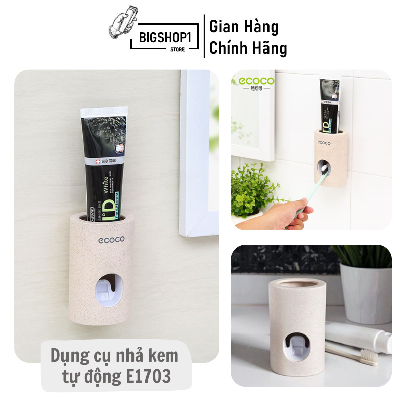 Nhả kem đánh răng cao cấp ECOCO E1703 chất liệu lúa mạch