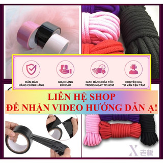  Dây thừng bông mềm mại cosplay 5m 10m tiện lợi cho cặp đôi DC006