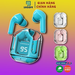 Tai nghe bluetooth không dây KY8 Pro S P kèm vỏ bảo vệ+dây đeo cảm ứng có mic chống ồn nhét tai