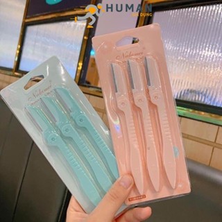  Set 3 dao cạo lông mày gấp gọn cho nữ. 