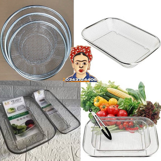Rổ lưới inox vuông,tròn,đa năng )