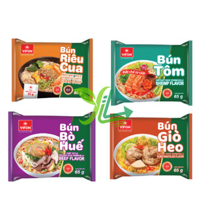 Bún ăn liền vifon vị tôm/ riêu cua/ bún bò/bún giò