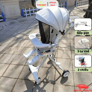 Xe Đẩy cho bé M9, Xe đẩy gấp gọn M8, K8, M2, 3 tư thế, xoay chiều, CHO BÉ TỪ 2 THÁNG-6 TUỔI,DINOBABY