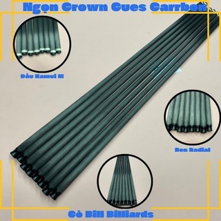  Ngọn cơ bida lỗ Crown cues carbon   vô địch phân khúc ngọn lẻ dưới 10tr   