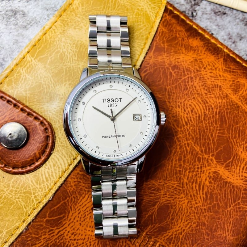 Đồng hồ cơ Tissot dây thép đúc