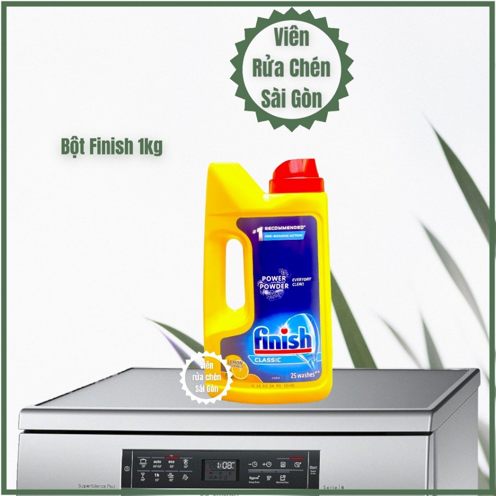 Bột rửa chén bát Finish 1kg