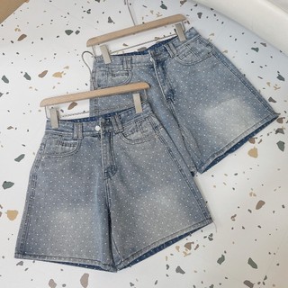 Q89 - QUẦN JEANS NGỐ CHẤM BI 781 - 40CM
