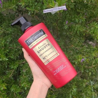 [MẪU MỚI] Dầu Gội TRESemmé Keratin Smooth Vào Nếp Suôn Mượt 640g