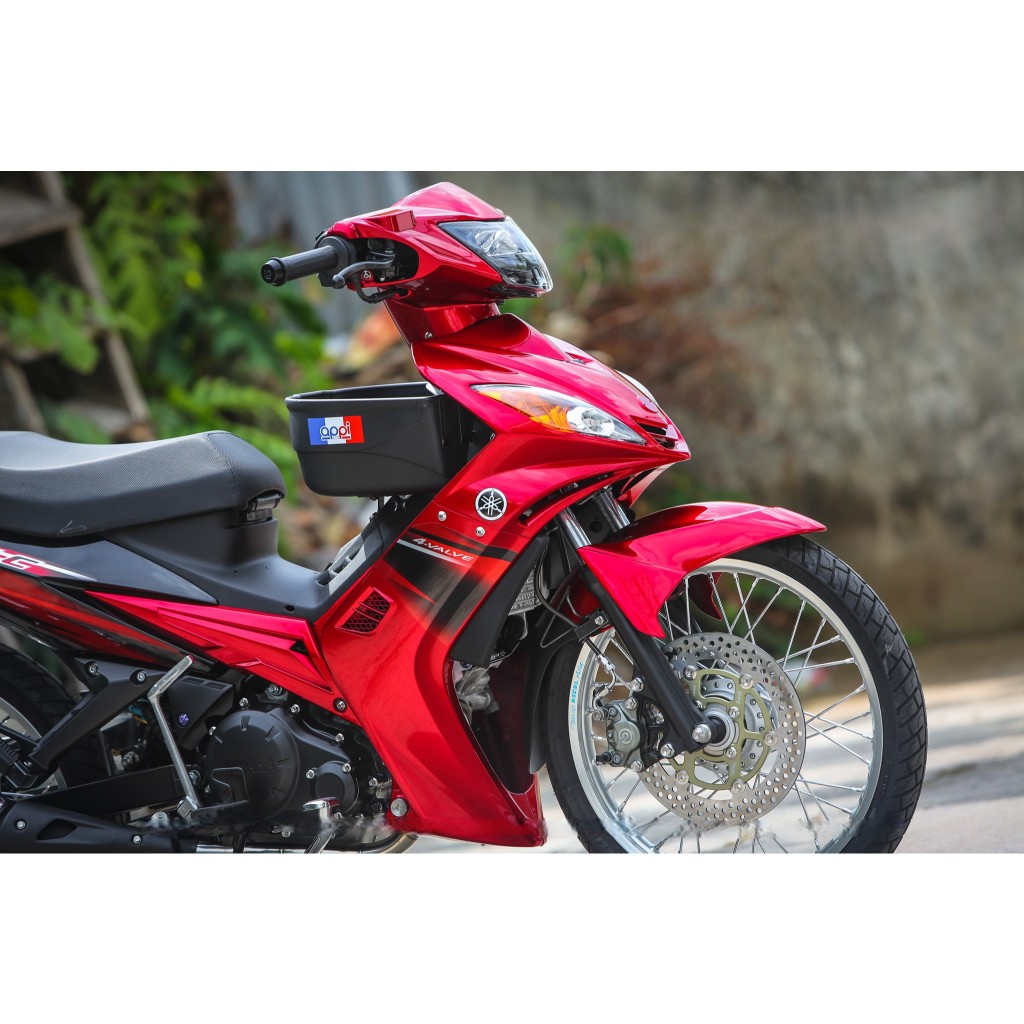 Bộ decal tem rời dán xe Exciter 135 đời 2006, 2007, 2008, 2009, 2010 mẫu EX nhỏ 135 LC đỏ đen