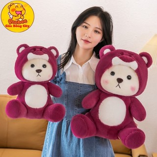 Gấu Bông Lena Cosplay Gấu Dâu Mặc Đồ Quà Tặng Cao Cấp