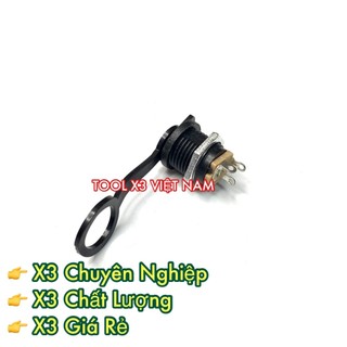 [5521 - lớn] Jack DC 5.5*2.1mm - Có Ốc Vặn (ToolVN)