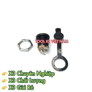 [5521 - lớn] Jack DC 5.5*2.1mm - Có Ốc Vặn (ToolVN)