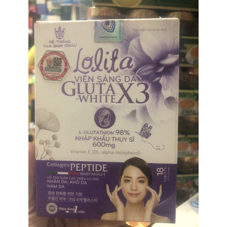 Tpbvsk viên uống sáng da gluta white x3