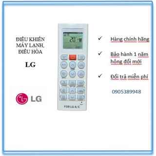 Điều khiển remote điều hoà máy lạnh LG