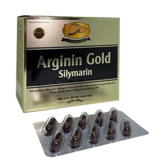 Viên uống bổ gan, mát gan Arginin Gold Tăng cường chức năng gan hiệu quả, mát gan lợi mật