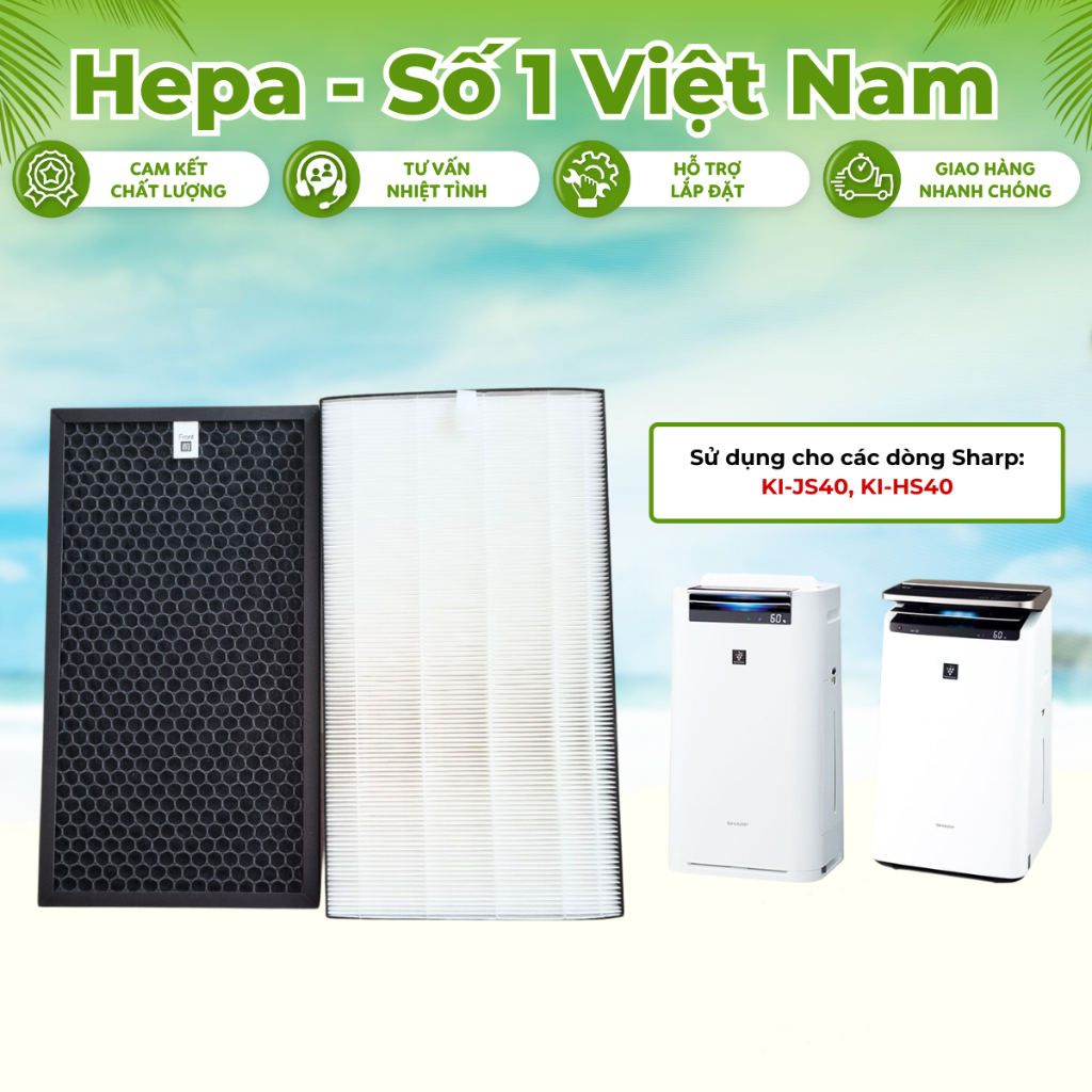 Màng lọc không khí KI-JS40,KI-HS40 nhỏ gọn tiện lợi