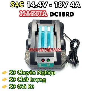 Sạc pin makita 14.4v - 18v li-ion, dòng sạc 4a