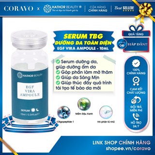 Serum phục hồi, dưỡng da chuyên sâu, toàn diện EGF Vira Ampoule 10ml Hathor Beauty (Kim Thiên Hoa) - Coravo
