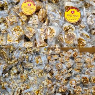 500g kẹo khóm đậu phộng kẹo khóm cuộn bánh phồng tân phước