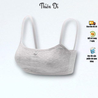 Áo lá bra học sinh cotton gân tăm mã 6059