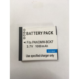 Pin Thay Thế Panasonic DMW-BCK7/NCA-YN101H - Tương Thích với Máy Ảnh Panasonic Lumix DMC-FS37, FS35, FS16, FH25, FH27