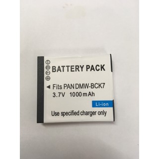 Pin Thay Thế Panasonic DMW-BCK7/NCA-YN101H - Tương Thích với Máy Ảnh Panasonic Lumix DMC-FS37, FS35, FS16, FH25, FH27