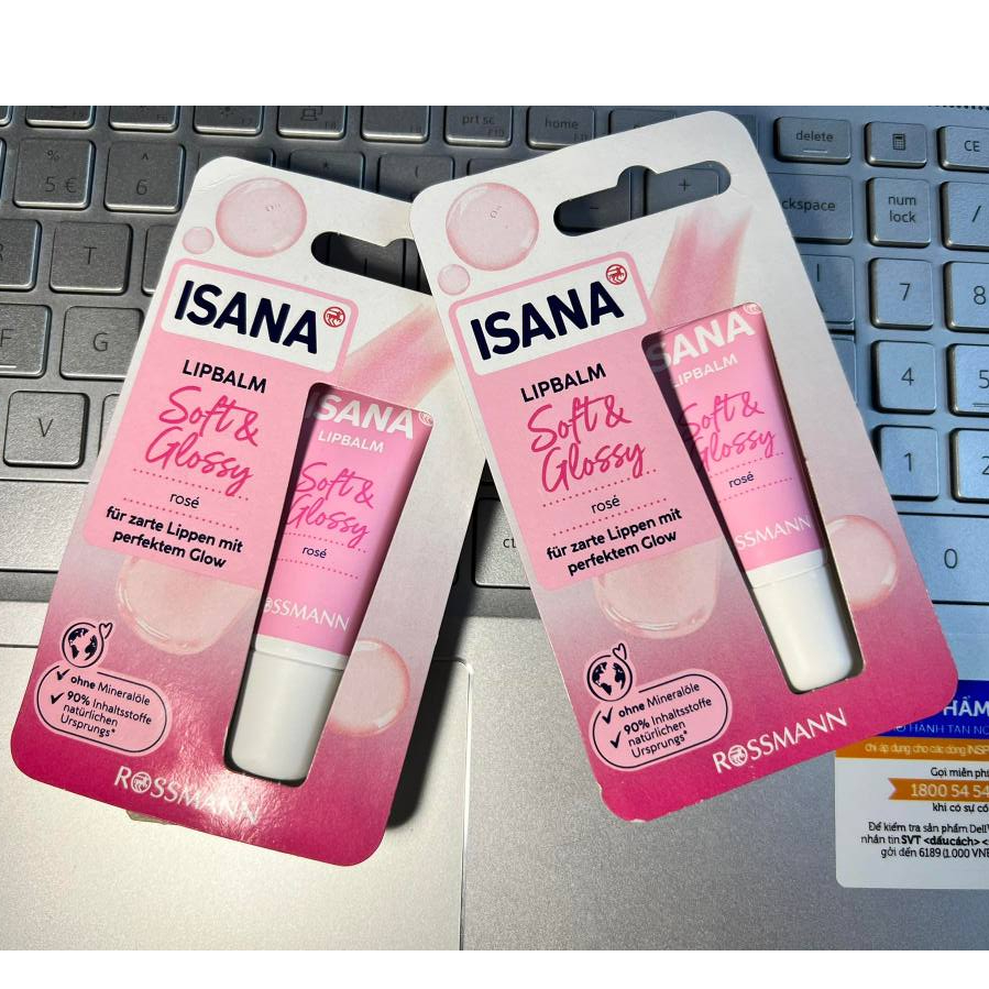 Son dưỡng môi ISANA Soft & Glossy
