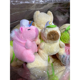 Chuột Capybara gấu bông đội nón