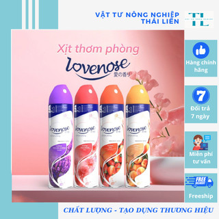  Xịt thơm phòng Lovenose nước hoa xịt phòng hương thơm tự nhiên dễ chịu lưu hương lâu dài 320ml 
