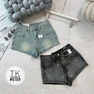 [Follow shop nhận mã 10k] Quần short sooc ngắn jean dneim bò đính đá co giãn HiNa QCCC QCL1 QS0222 #6709