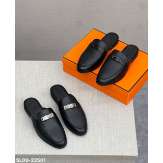 Sục lười tây nam H/M sừng trâu new ss 2024 - Phiên bản lấy cảm hứng từ dép - Hottrend dễ phối đồ