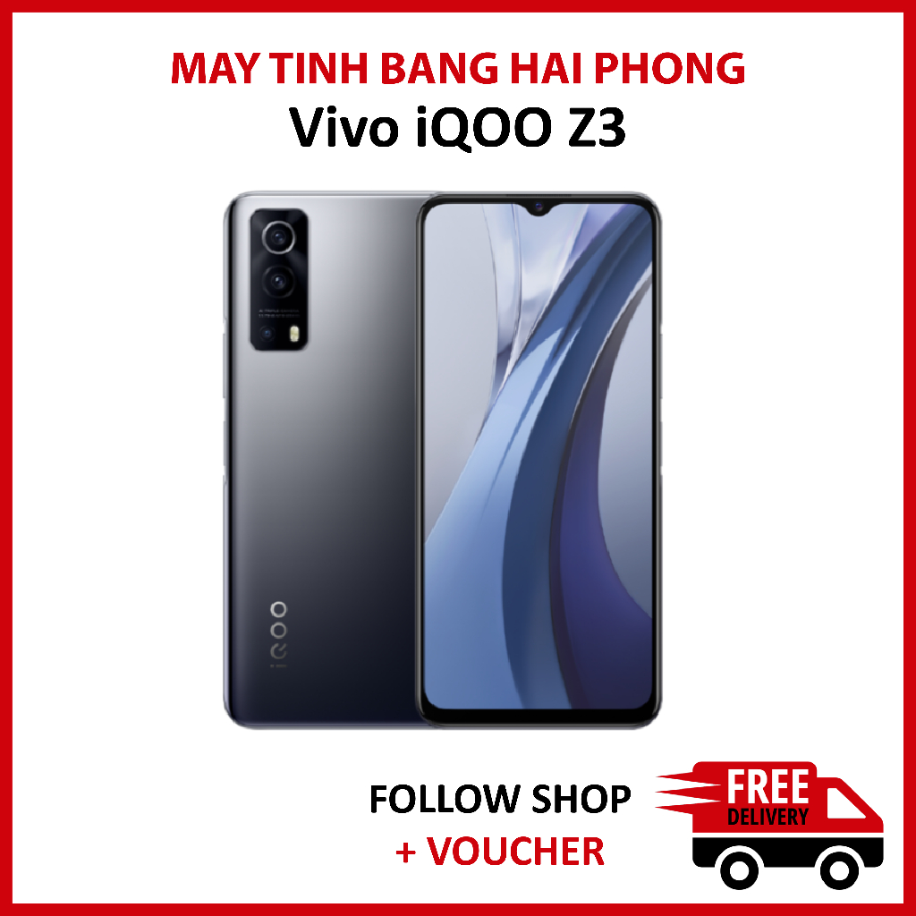 Điện thoại Vivo iQOO Z3 RAM 6/128GB chip Snapdragon 768 5G màn 120Hz hỗ trợ sạc nhanh 55W