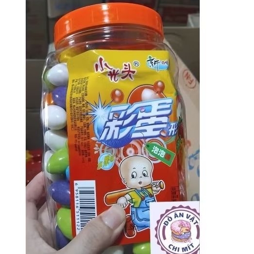 Bán sỉ kẹo cao su nhót vị trái cây hộp 650g thơm ngon,đồ ăn vặt tuổi thơ,đồ ăn vặt trung hot